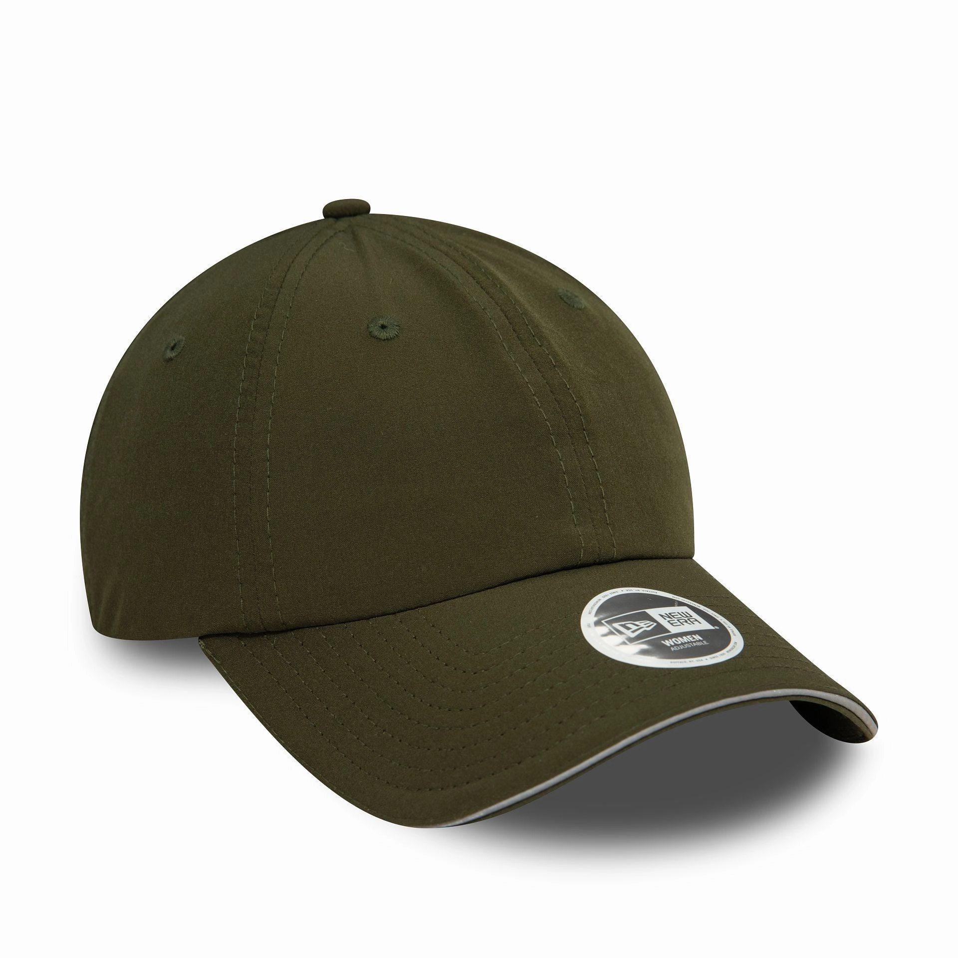 New Era Branded Green Ponytail Open Back Womens 9FORTY Adjustable