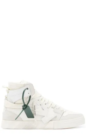 Off-White Lace-Up Vulcanized Sneakers
