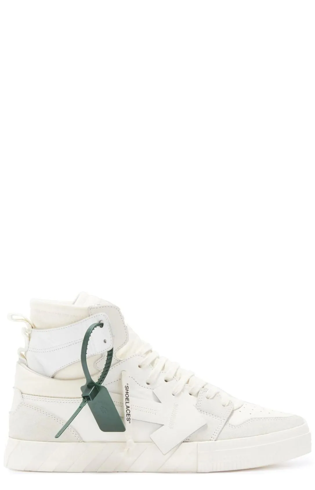 Off-White Lace-Up Vulcanized Sneakers