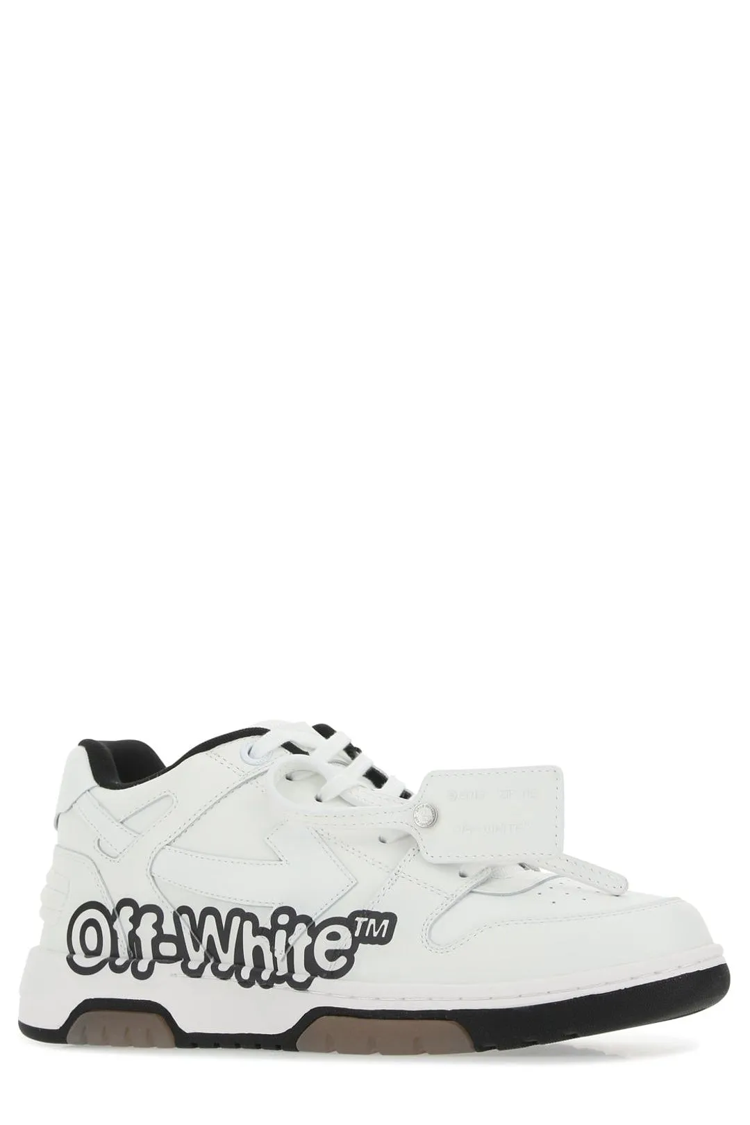 Off-White Out Of Office Logo Printed Lace-Up Sneakers