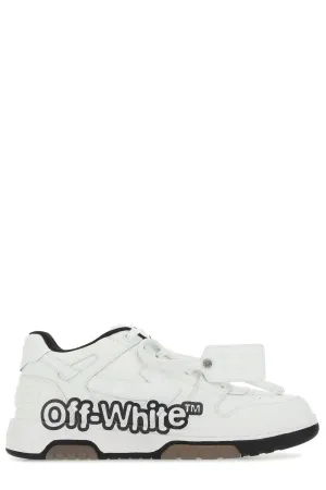 Off-White Out Of Office Logo Printed Lace-Up Sneakers