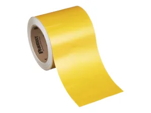 Panduit - Polyester - permanent acrylic adhesive - 200 micron - reflective orange - Roll (4 in x 50 ft) 1 roll(s) continuous T400X000RXT