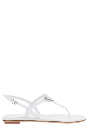 Prada Ankle Tie T-Bar Sandals