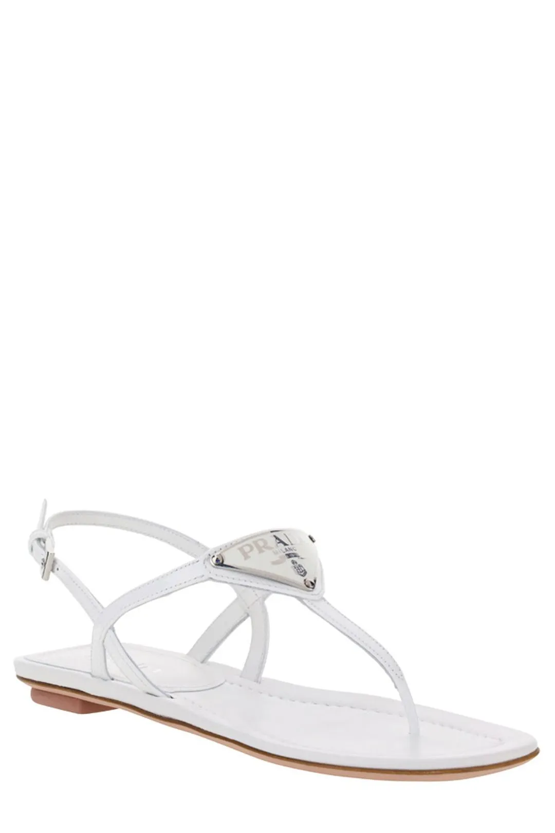 Prada Ankle Tie T-Bar Sandals