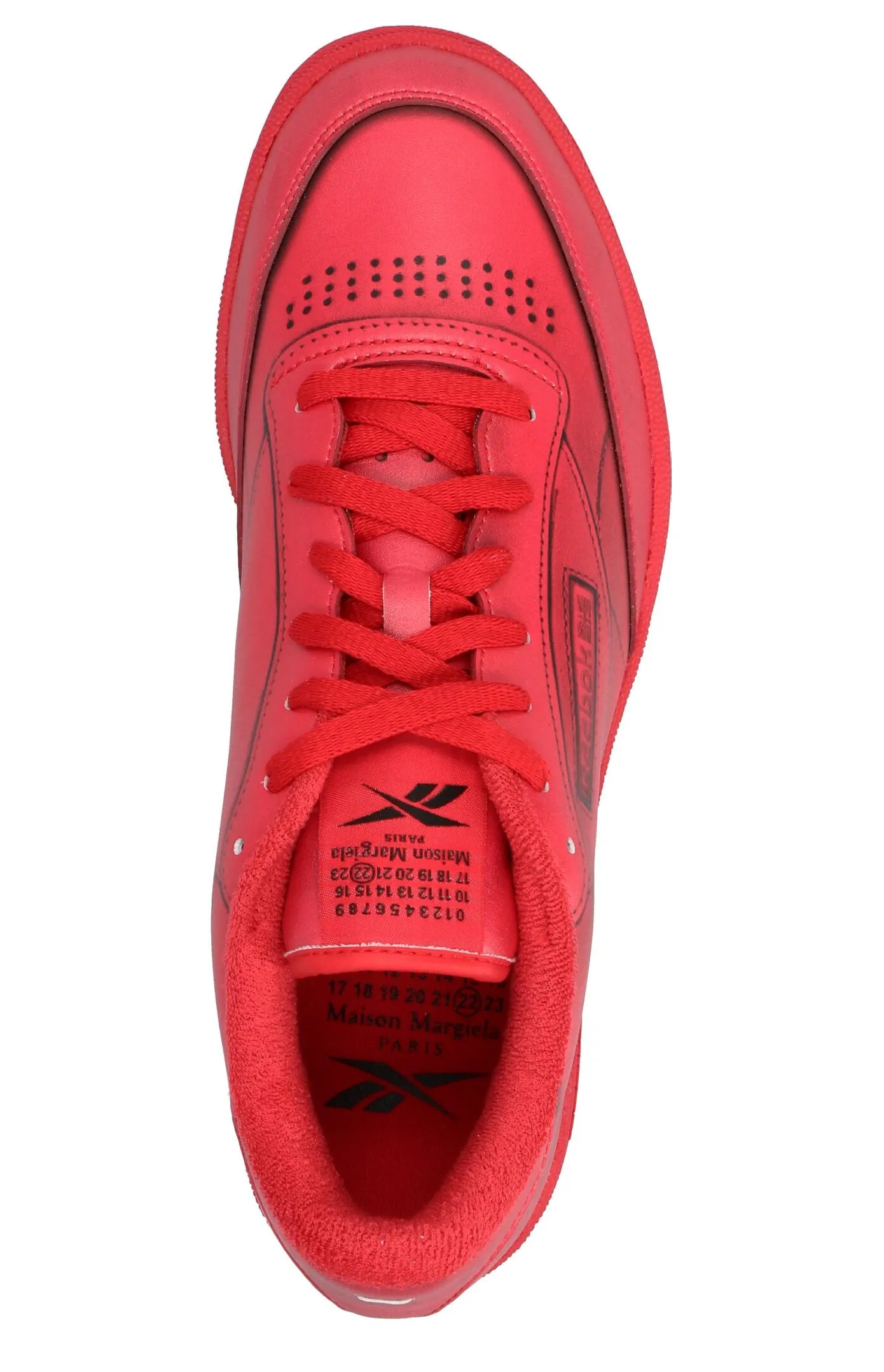 Reebok X Maison Margiela Project 0 Club C Lace-Up Sneakers