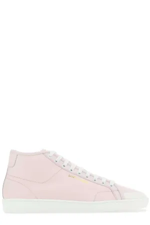 Saint Laurent SL/39 Logo Detailed Lace-Up Sneakers