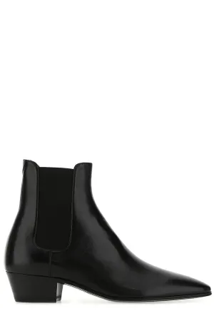 Saint Laurent Vassili Pointed Toe Ankle Boots