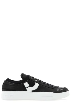Salvatore Ferragamo Gancini Patch Sneakers