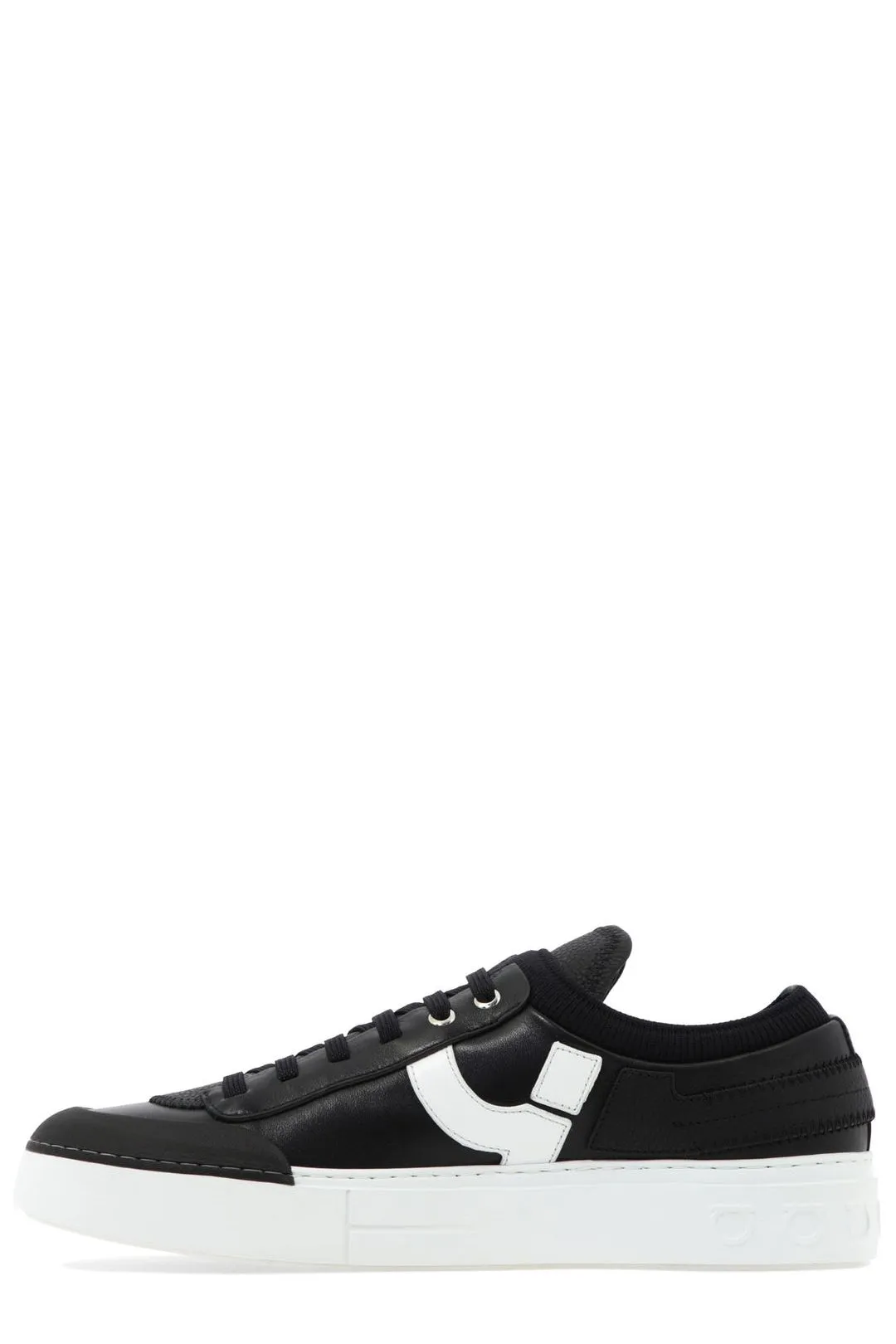 Salvatore Ferragamo Gancini Patch Sneakers