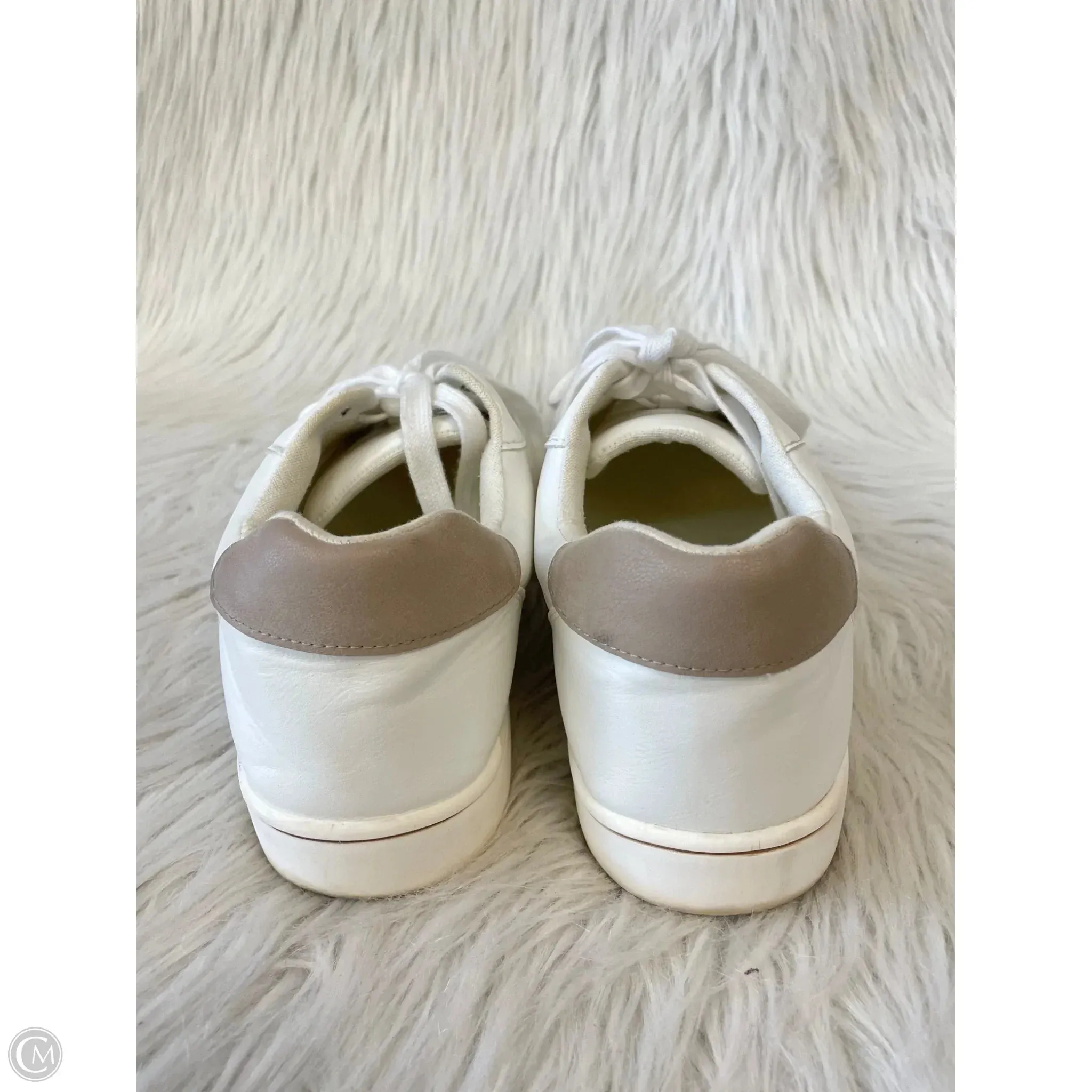 Shoes Sneakers By Mia In Cream, Size: 8.5