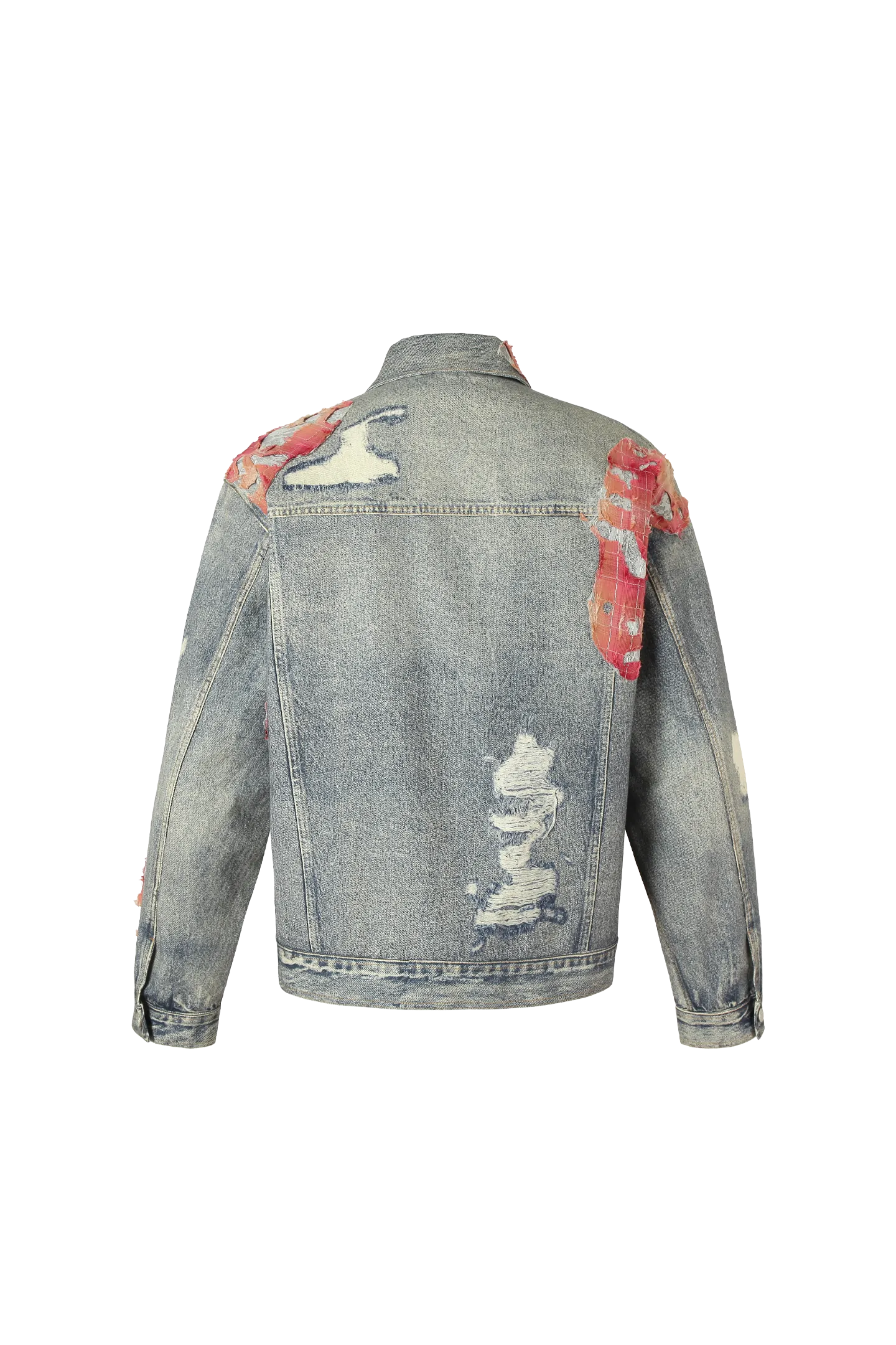 Sunset Cloud Lace Print Denim Jacket/Pants