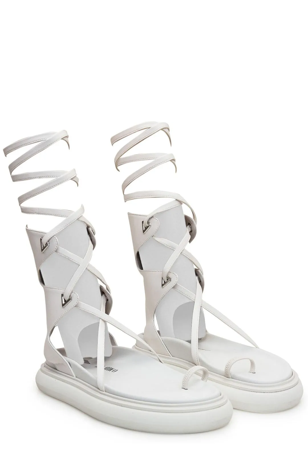 The Attico Selene Lace-Up Sandals
