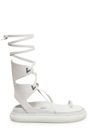 The Attico Selene Lace-Up Sandals