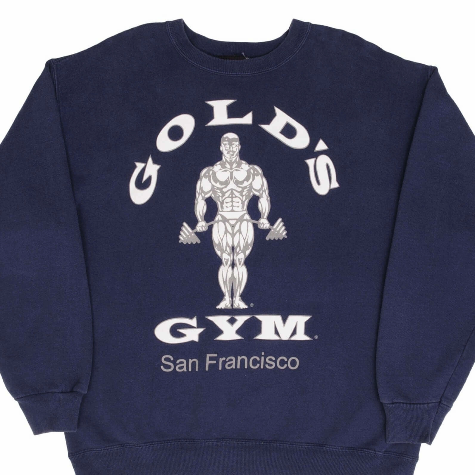 VINTAGE GOLD'S GYM SAN FRANCISCO SWEATSHIRT 1990S SIZE MEDIUM MADE IN USA