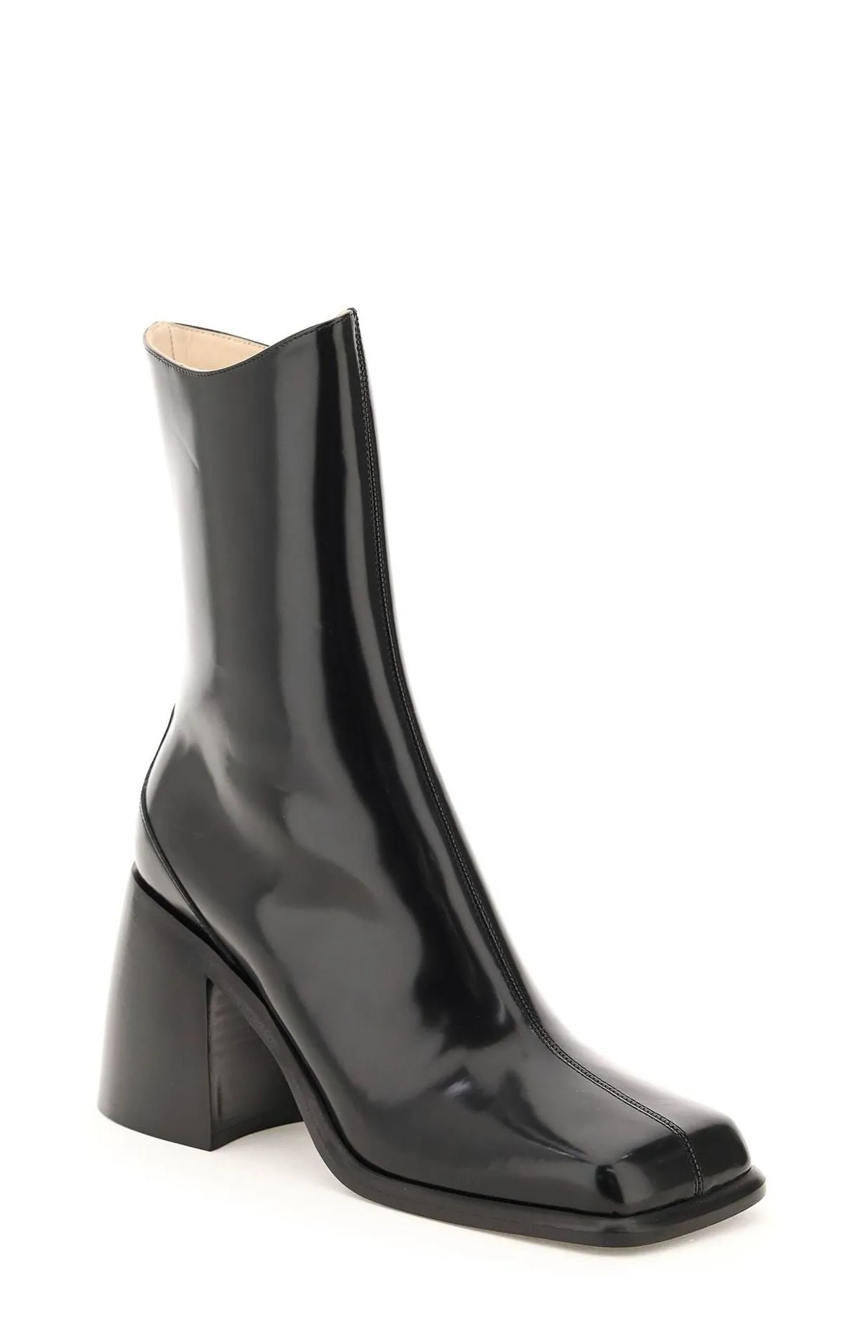 Wandler Ella Square-Toe Ankle Boots