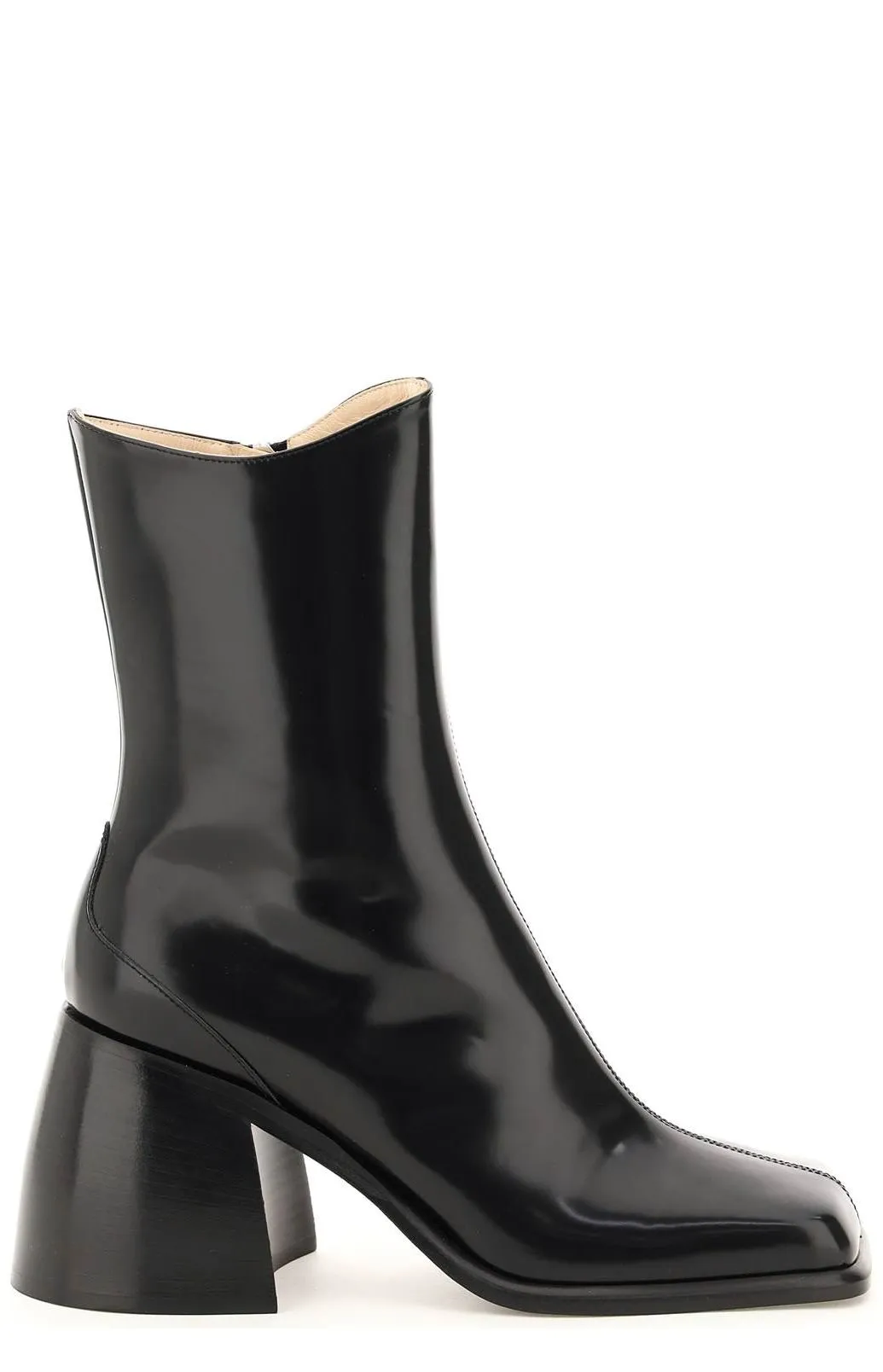 Wandler Ella Square-Toe Ankle Boots