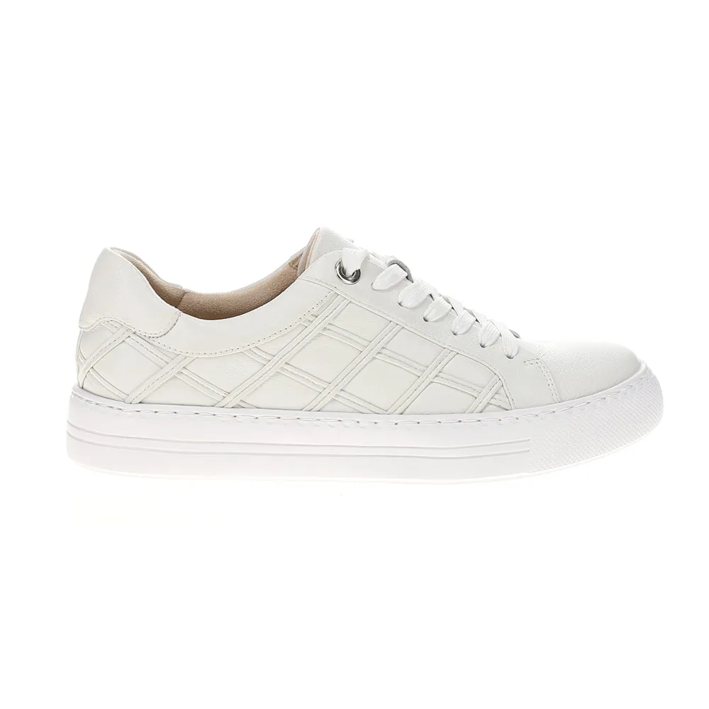 Yashi Quilted Lace Up Sneakers